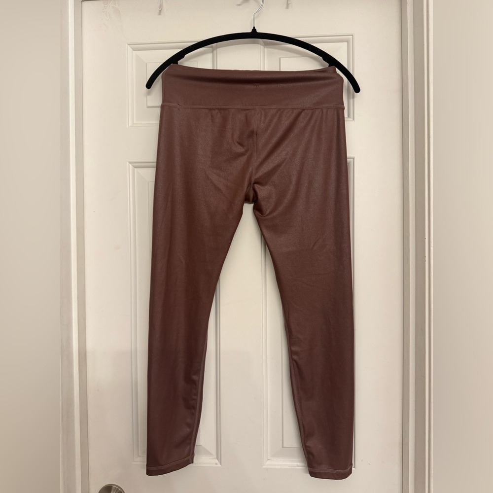 Athleta Shimmering Tan Leggings